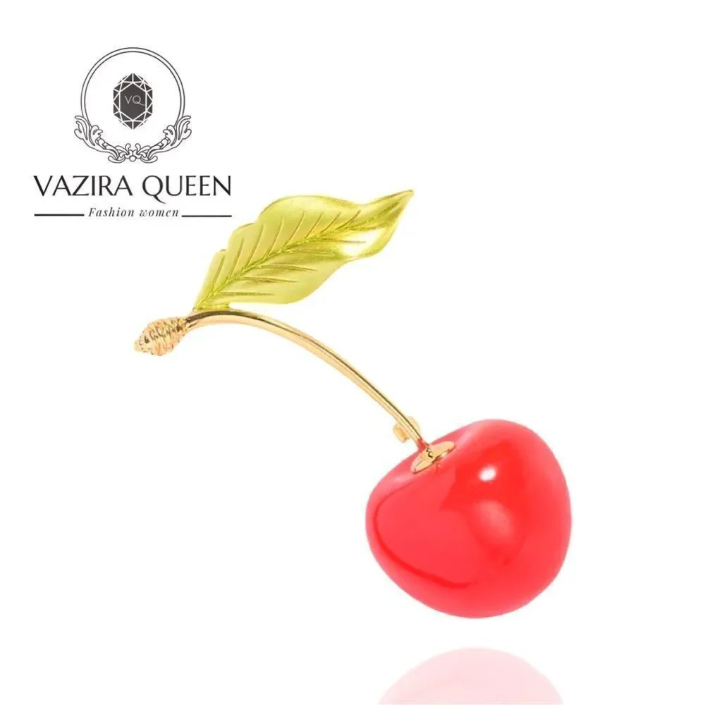 VQ Cherry Brooch